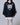 Lace line sweat